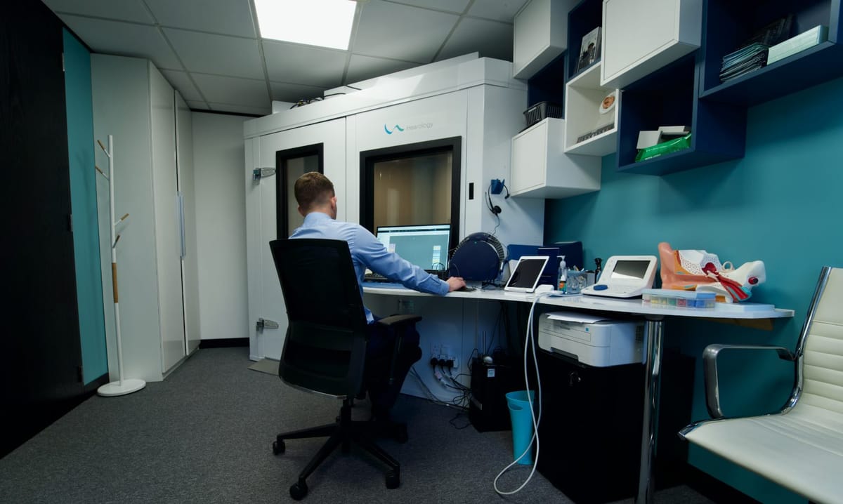 The audiology room, Hearology London Bridge